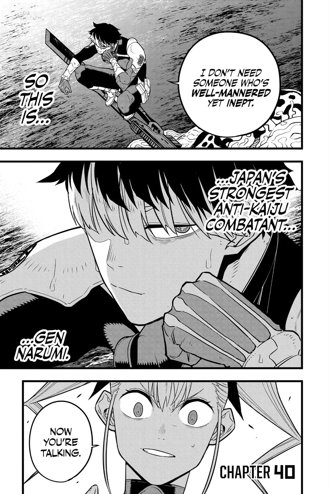 Kaiju No. 8 - Chapter 40 - Page 1