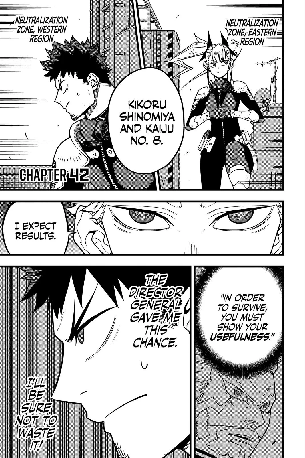 Kaiju No. 8 - Chapter 42 - Page 1