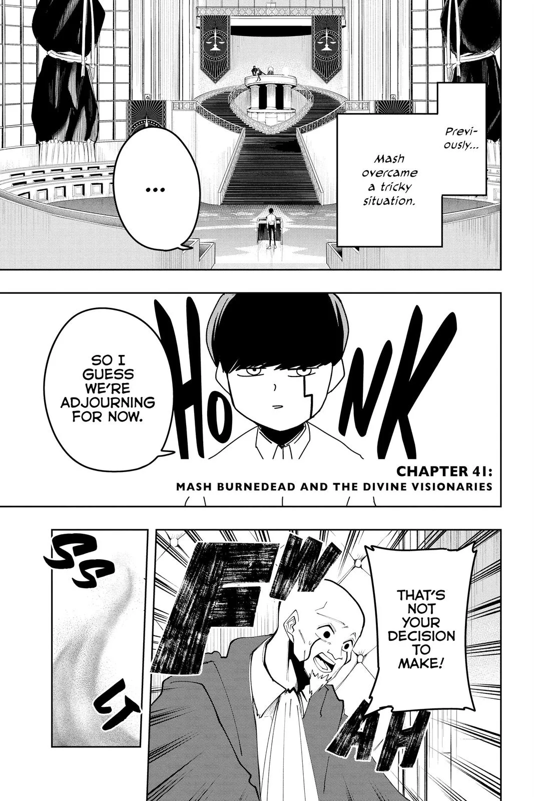 Mashle: Magic and Muscles - Chapter 41 - Page 1