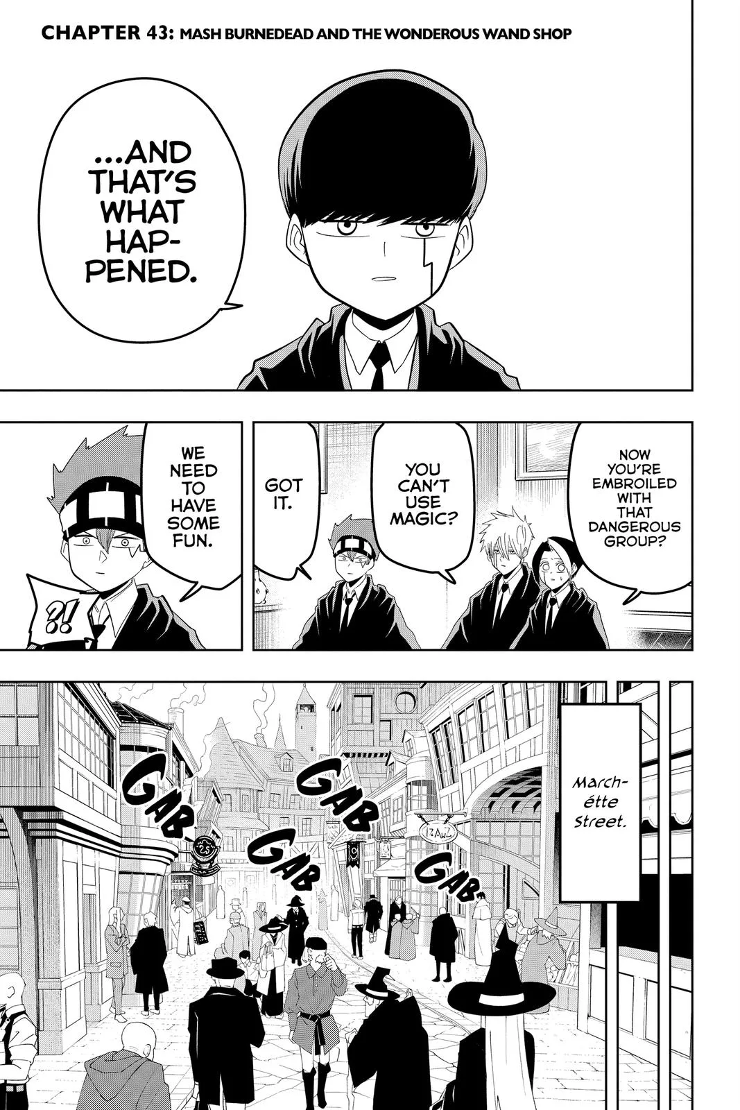 Mashle: Magic and Muscles - Chapter 43 - Page 1