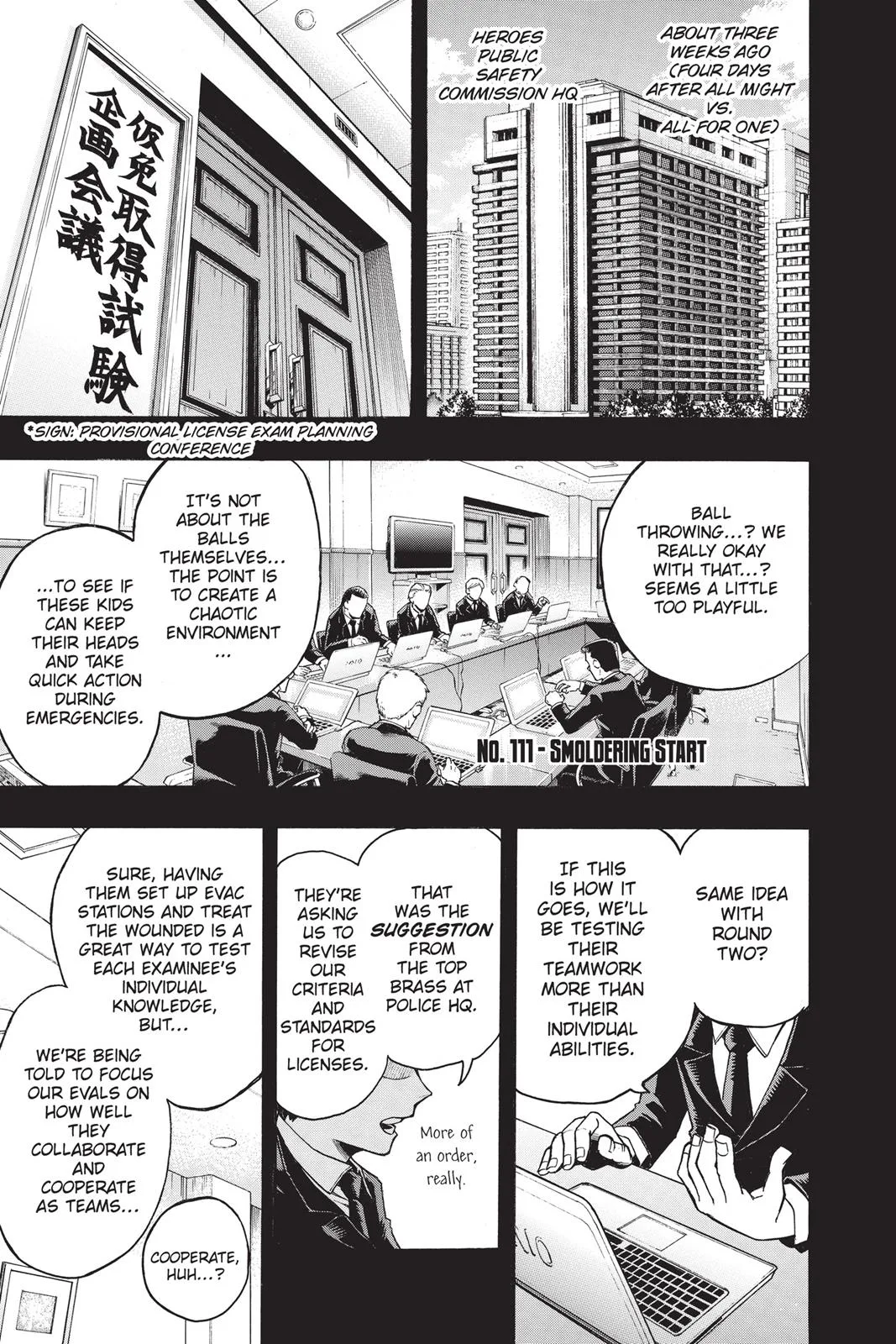 My Hero Academia - Chapter 111 - Page 1