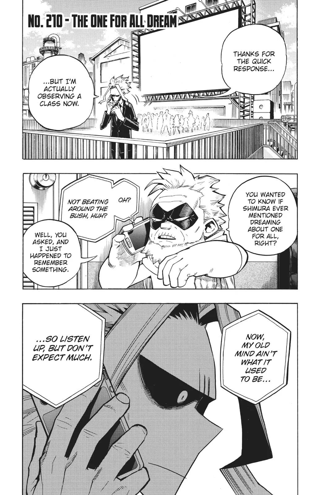 My Hero Academia - Chapter 210 - Page 1