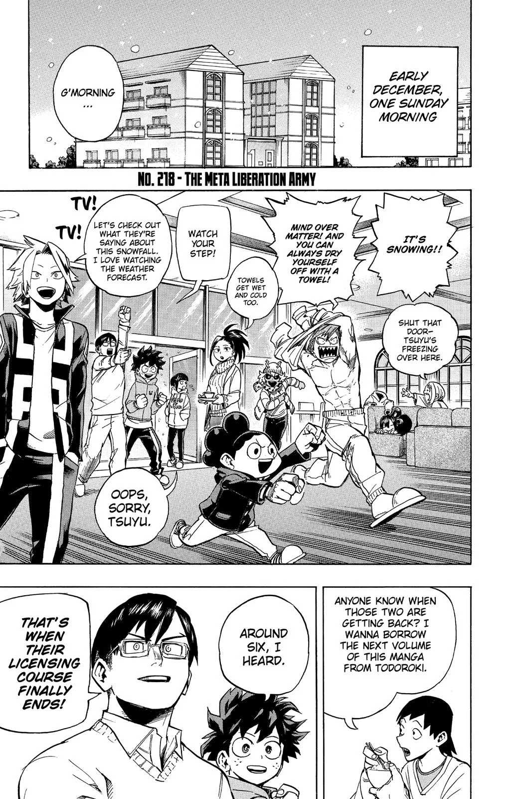 My Hero Academia - Chapter 218 - Page 1