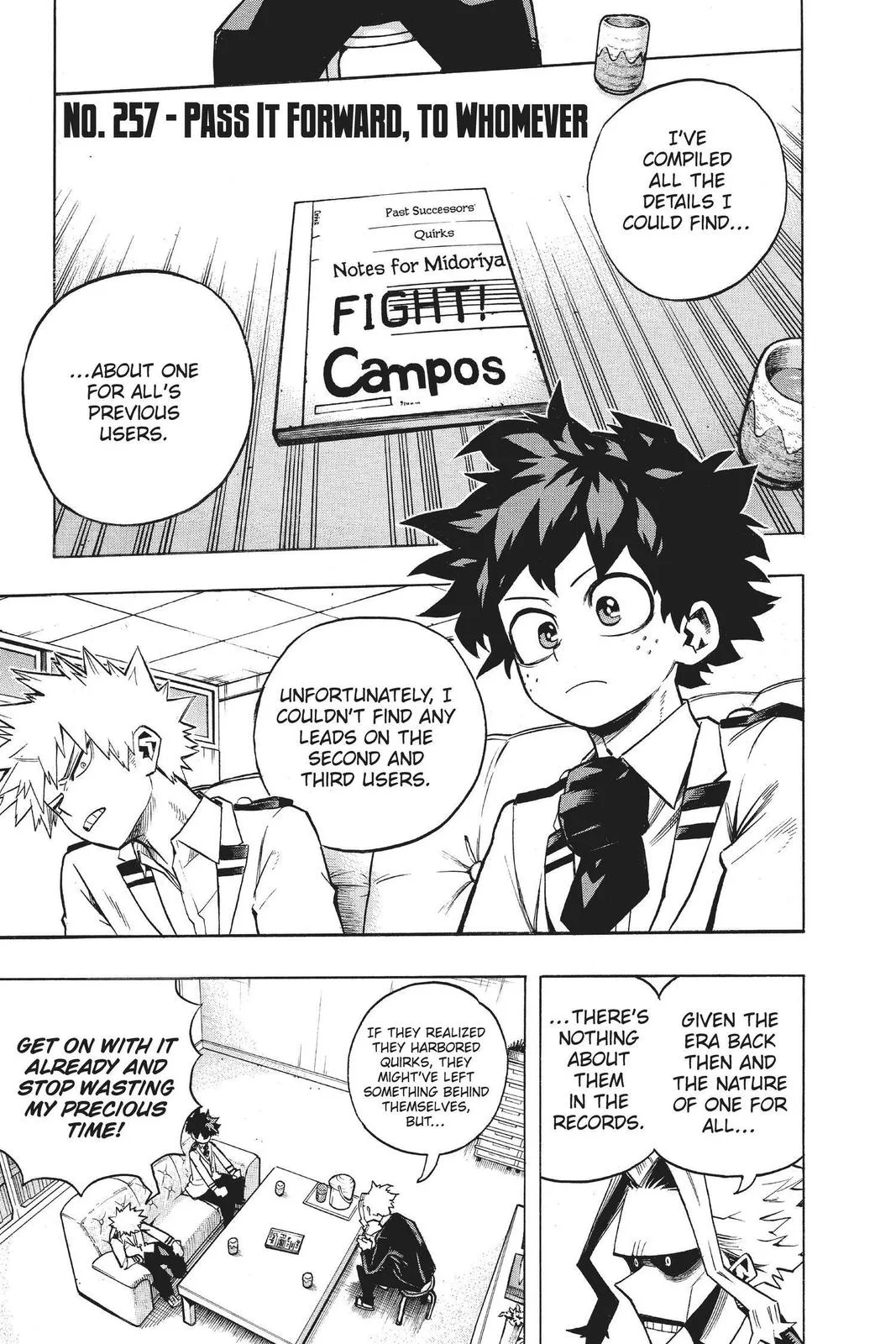 My Hero Academia - Chapter 257 - Page 1