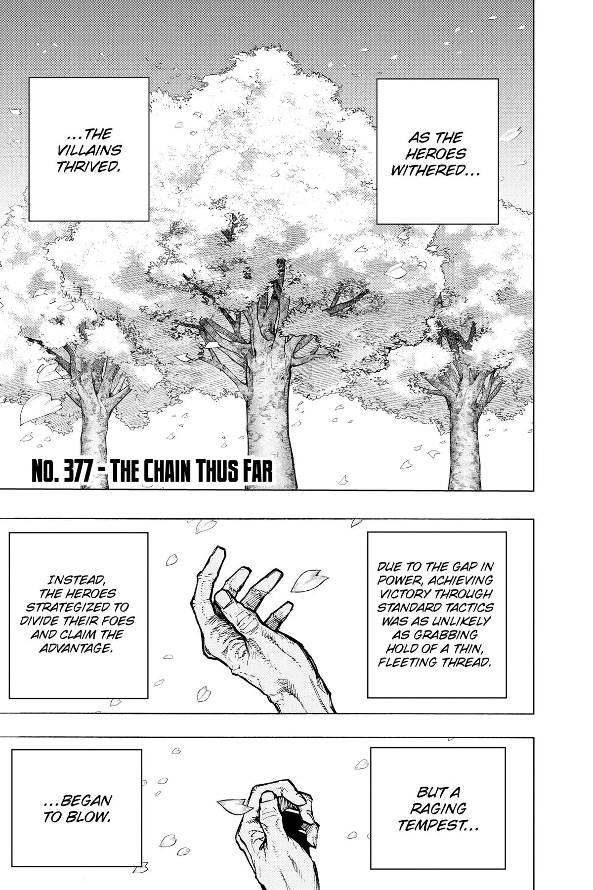 My Hero Academia - Chapter 377 - Page 1