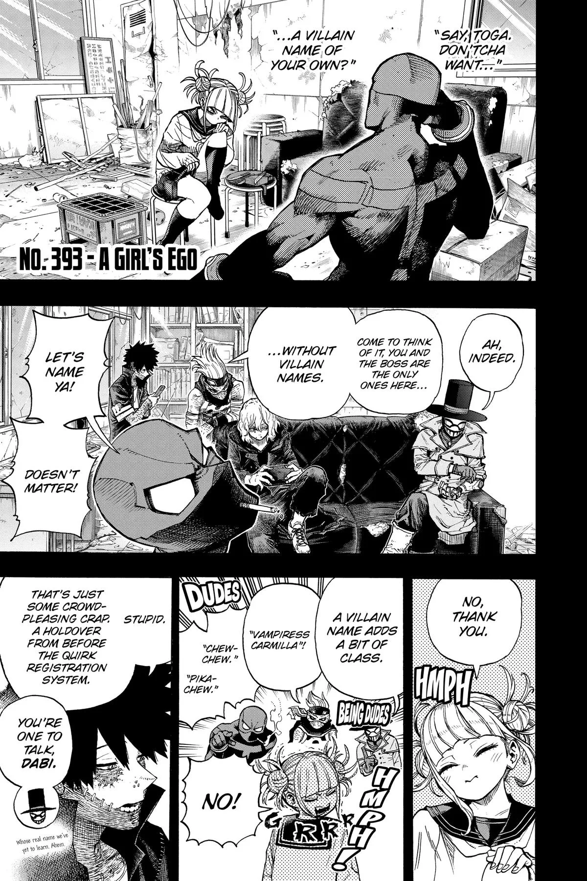 My Hero Academia - Chapter 393 - Page 1