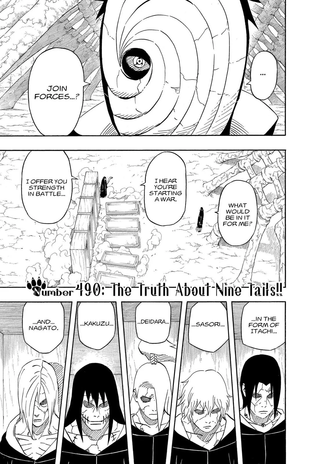 Naruto - Chapter 490 - Page 1