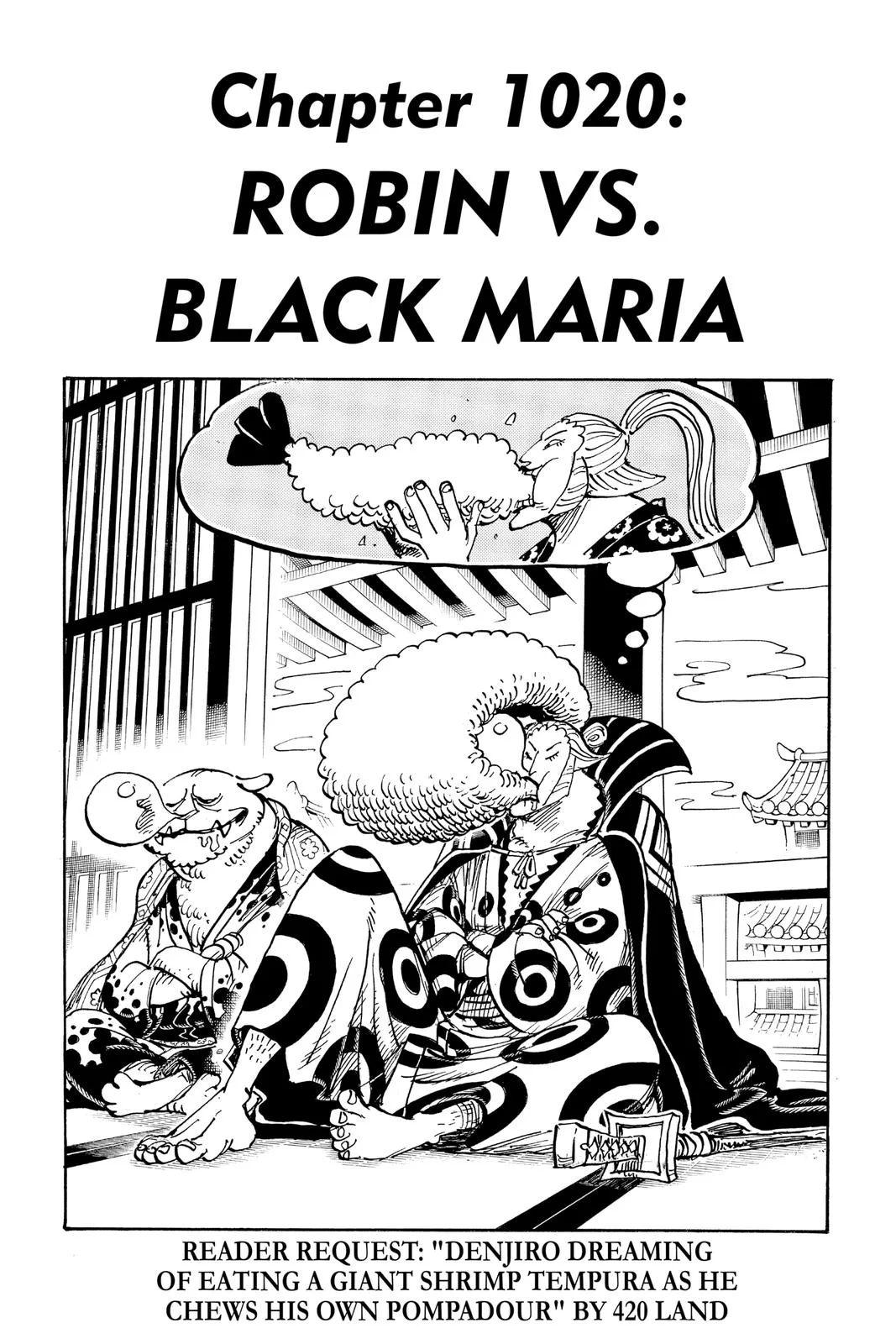 One Piece - Chapter 1020 - Page 1