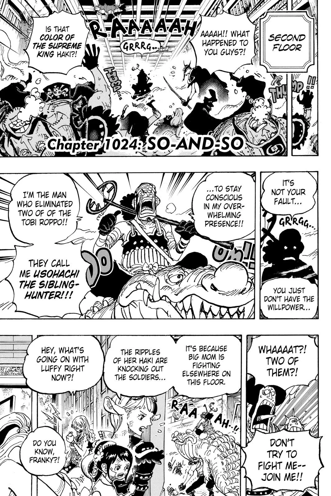 One Piece - Chapter 1024 - Page 1