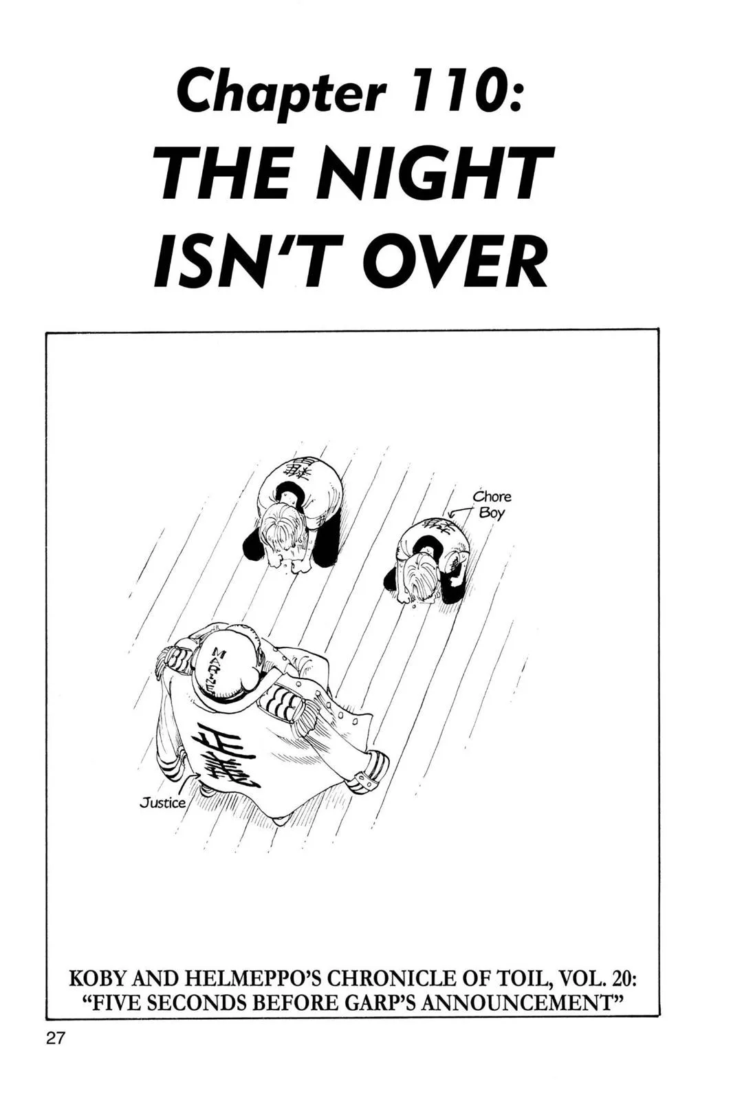 One Piece - Chapter 110 - Page 1