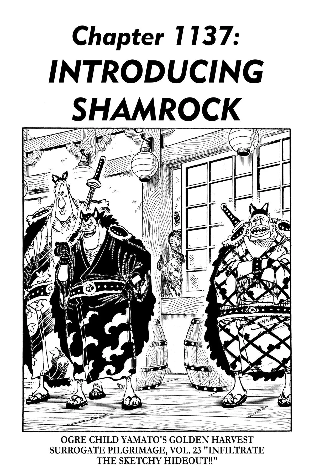 One Piece - Chapter 1137 - Page 1