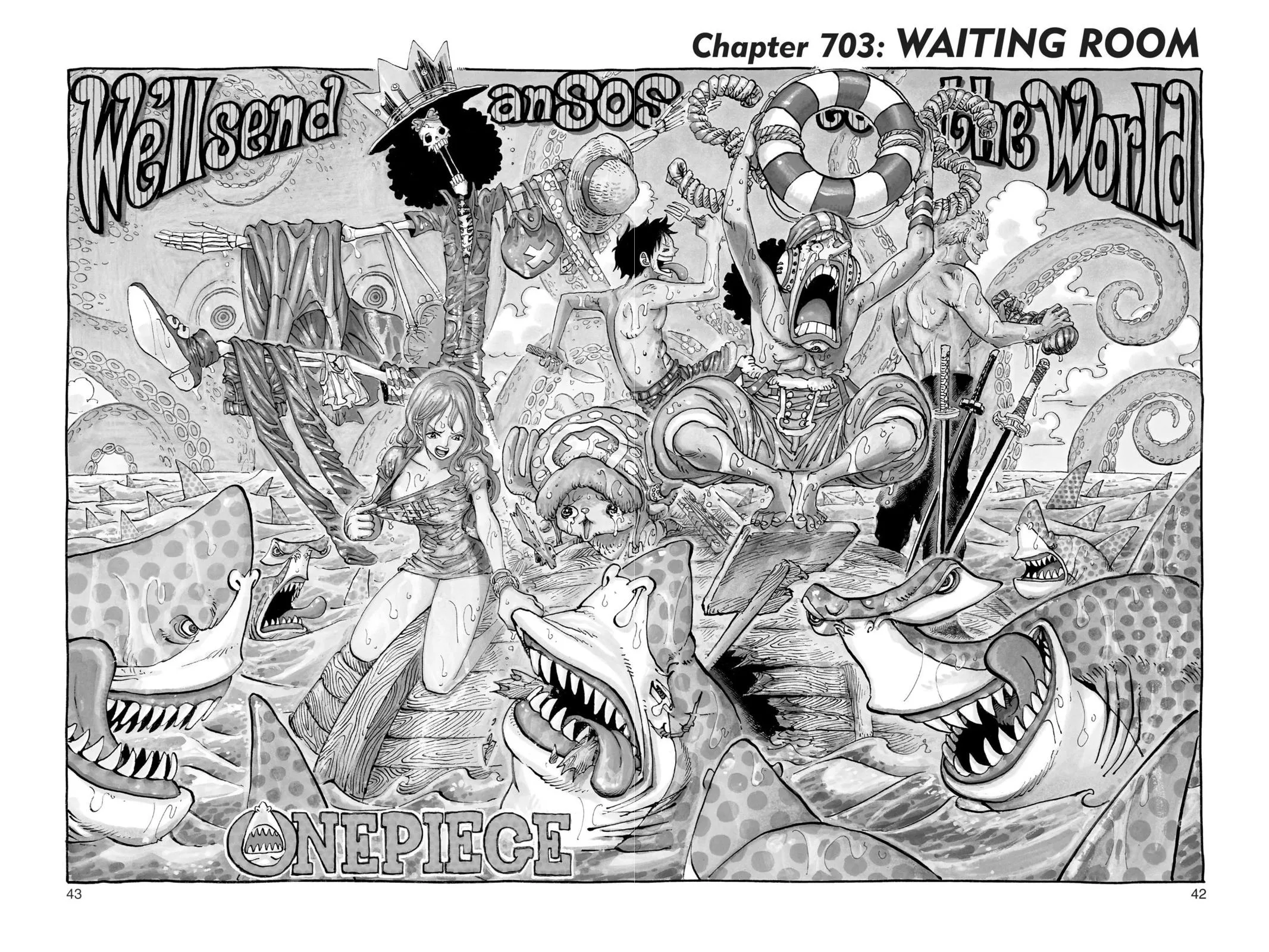 One Piece - Chapter 703 - Page 1