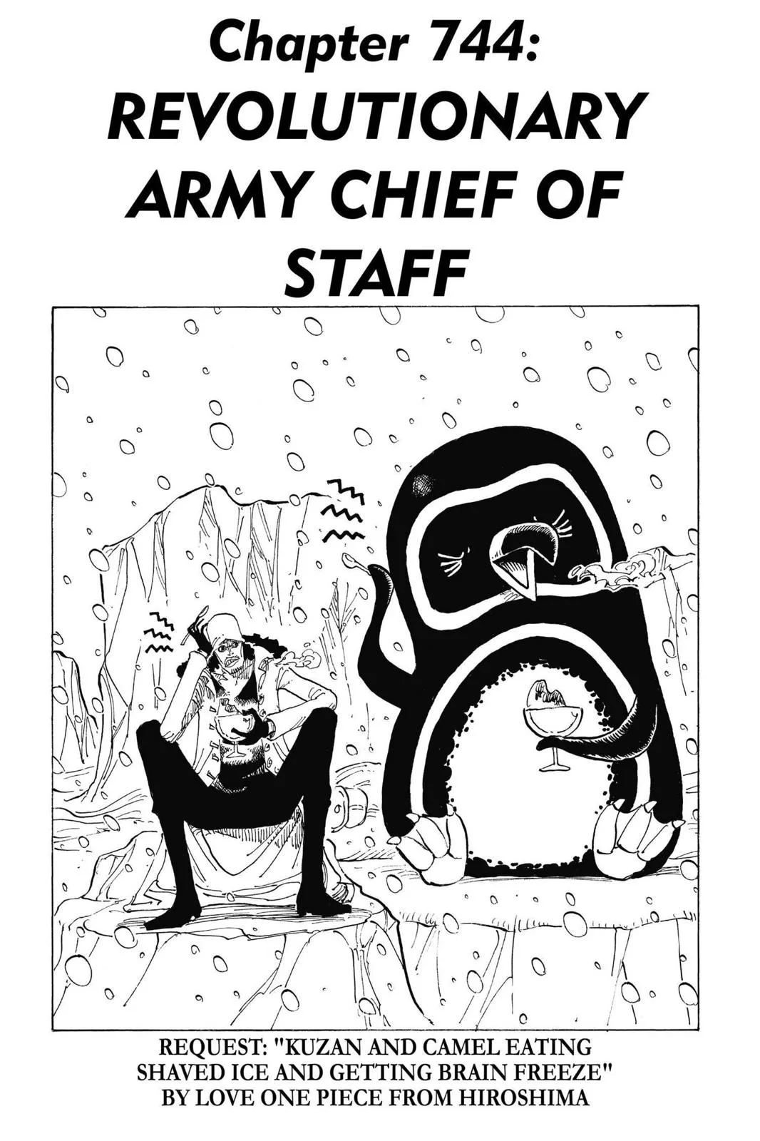 One Piece - Chapter 744 - Page 1