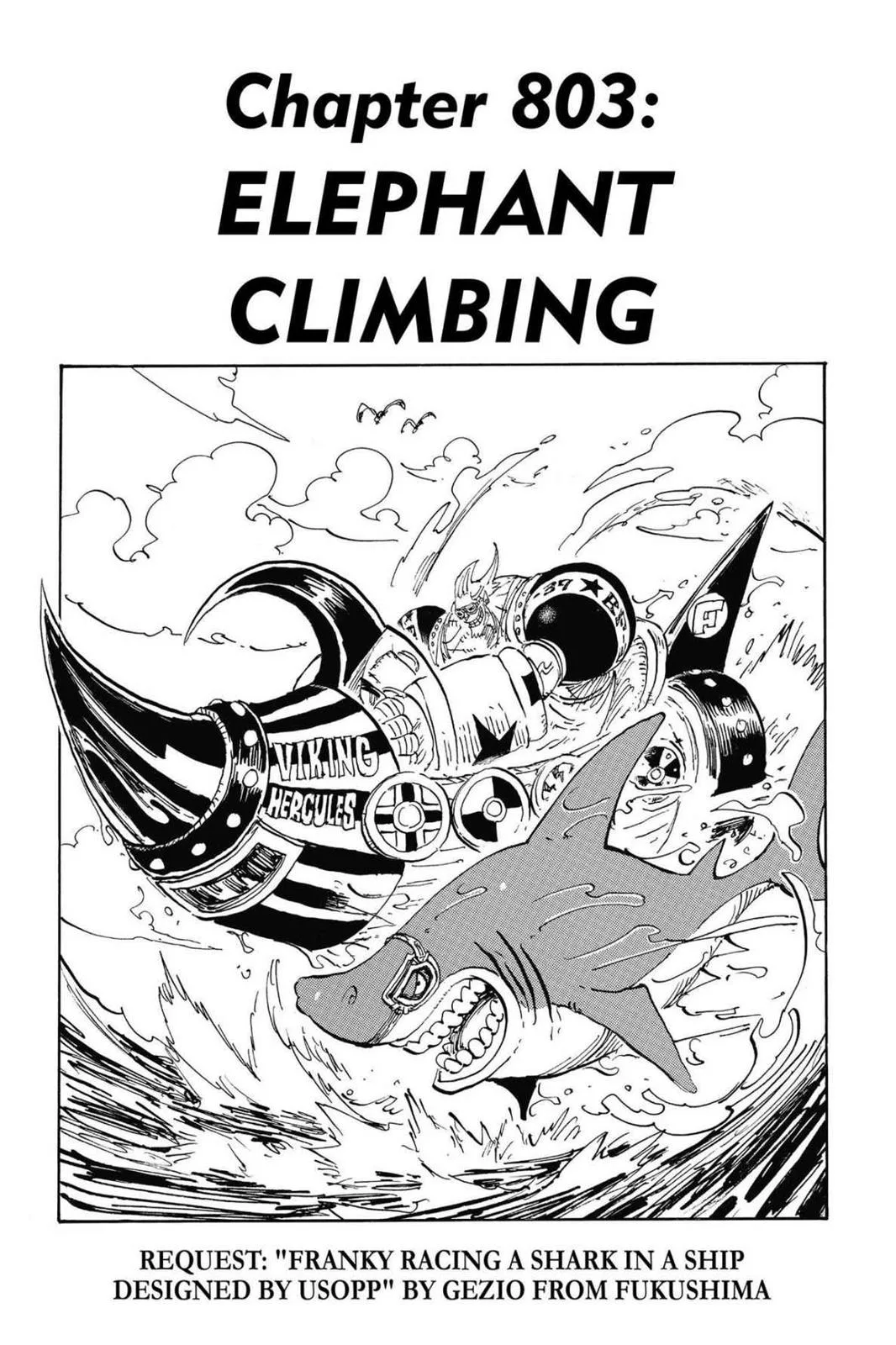 One Piece - Chapter 803 - Page 1
