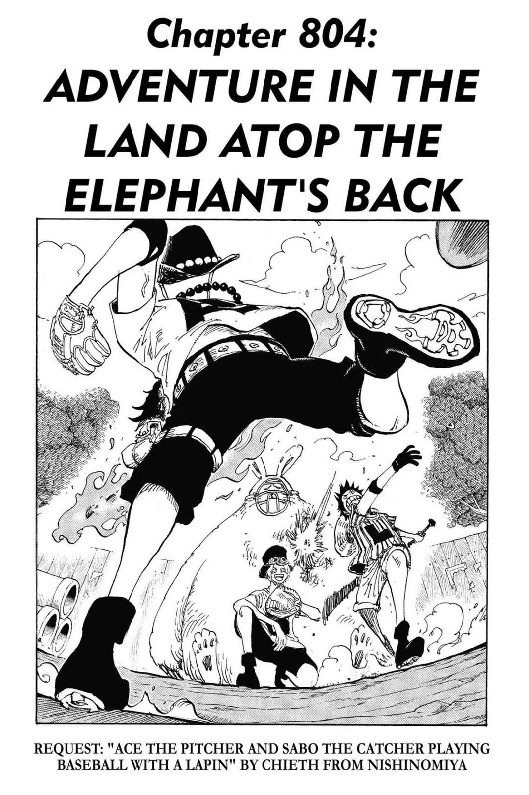One Piece - Chapter 804 - Page 1
