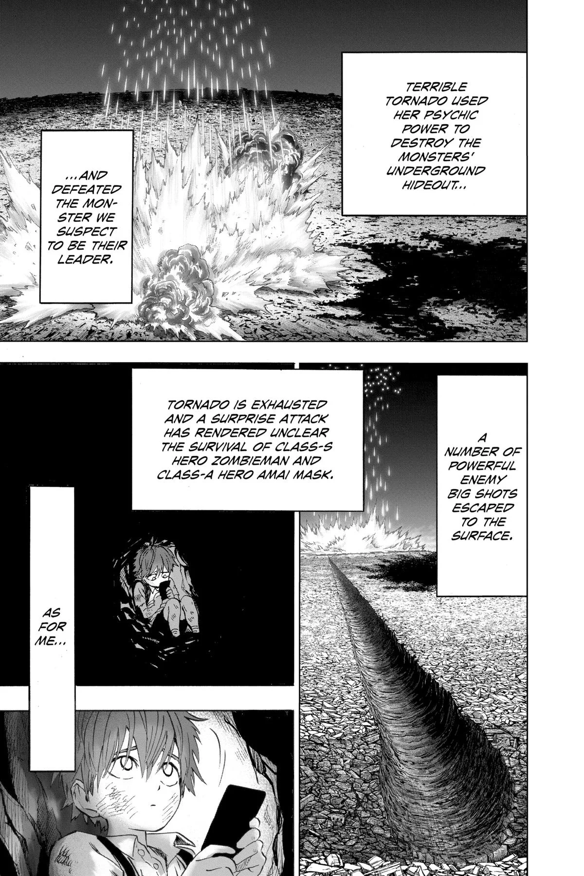 One Punch Man - Chapter 154 (Ultimate Purgatory Hellfire Burst Wave Motion Cannon) - Page 21