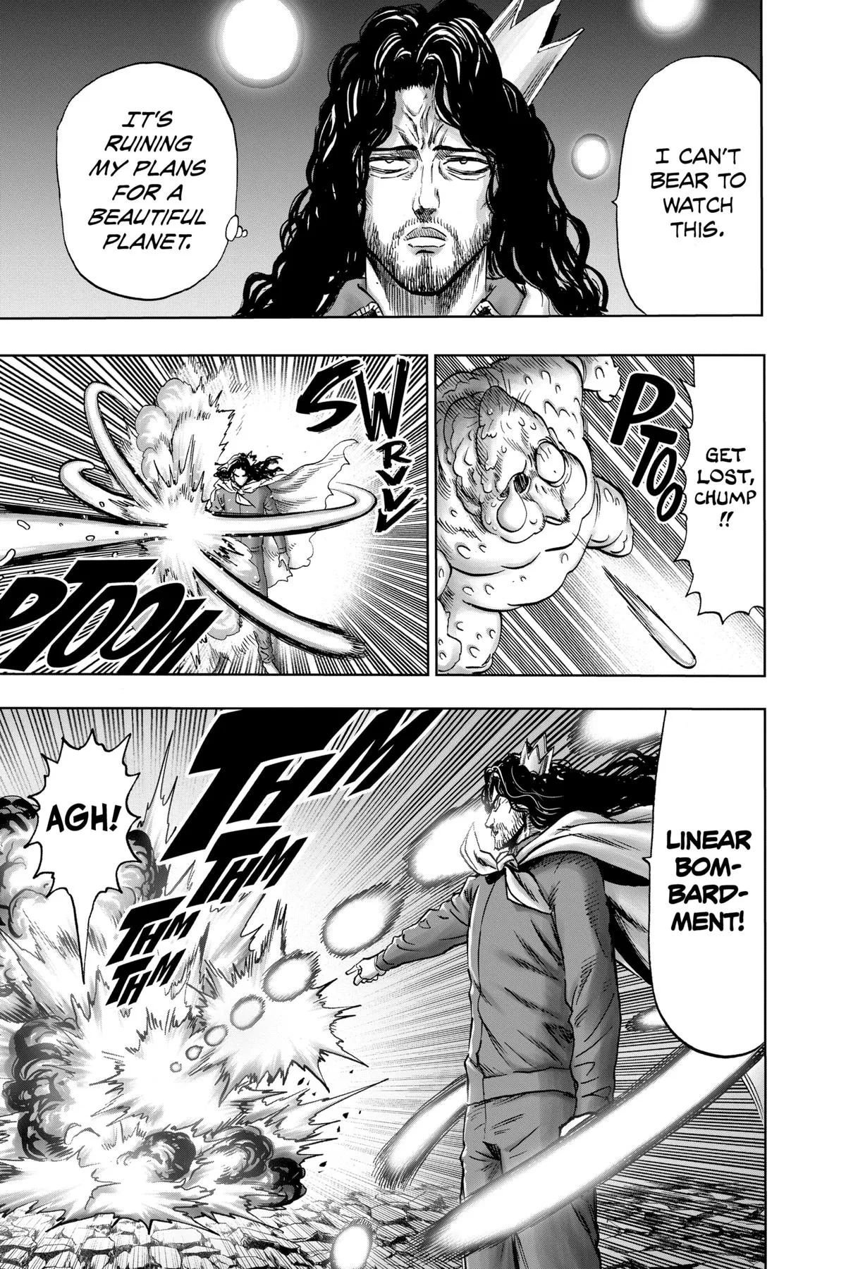 One Punch Man - Chapter 154 (Ultimate Purgatory Hellfire Burst Wave Motion Cannon) - Page 3