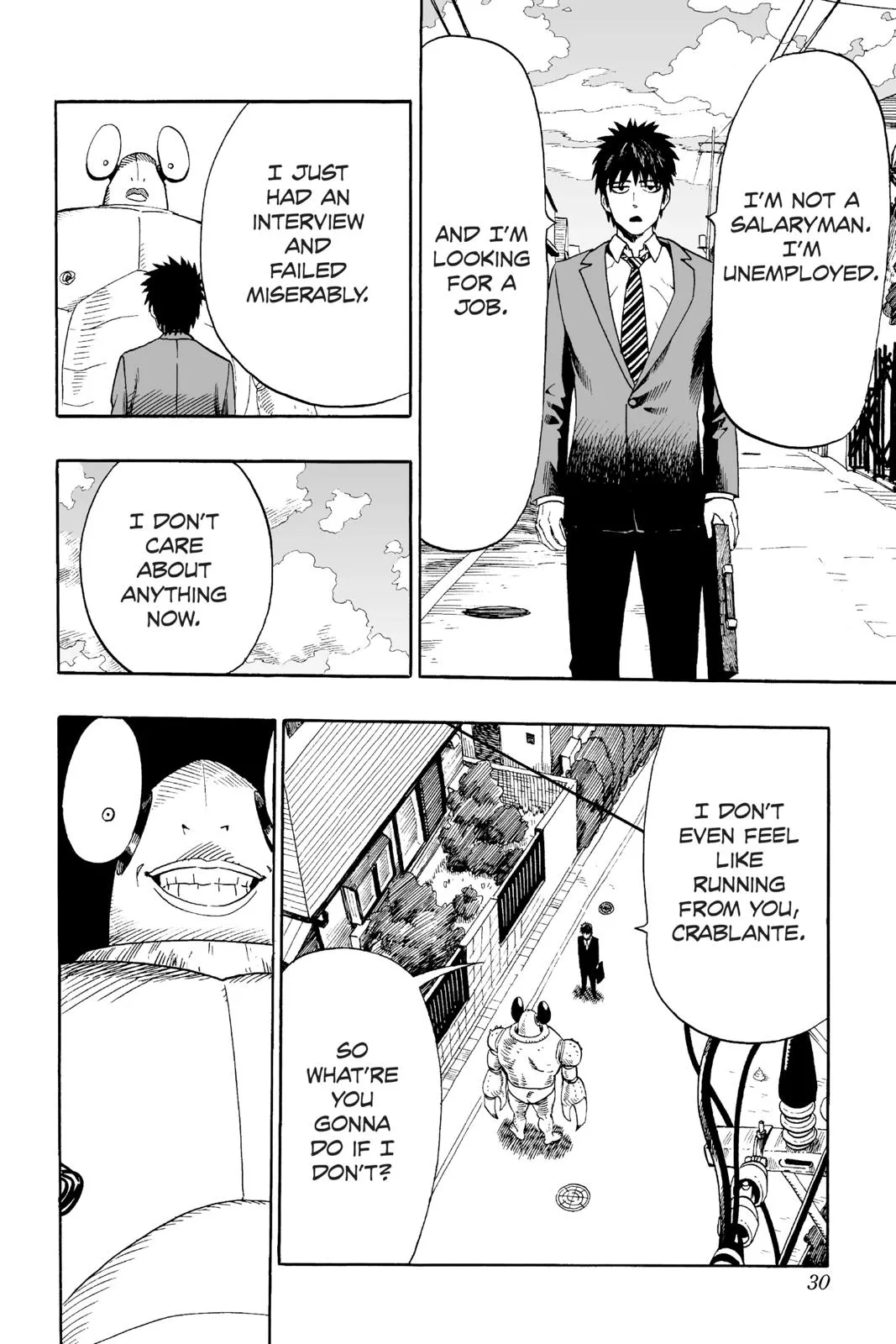 One Punch Man - Chapter 2 (Crab And Job Hunting) - Page 4