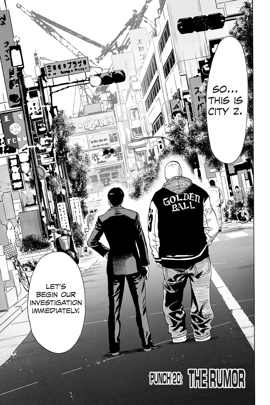 One Punch Man - Chapter 20 (Rumor) - Page 1