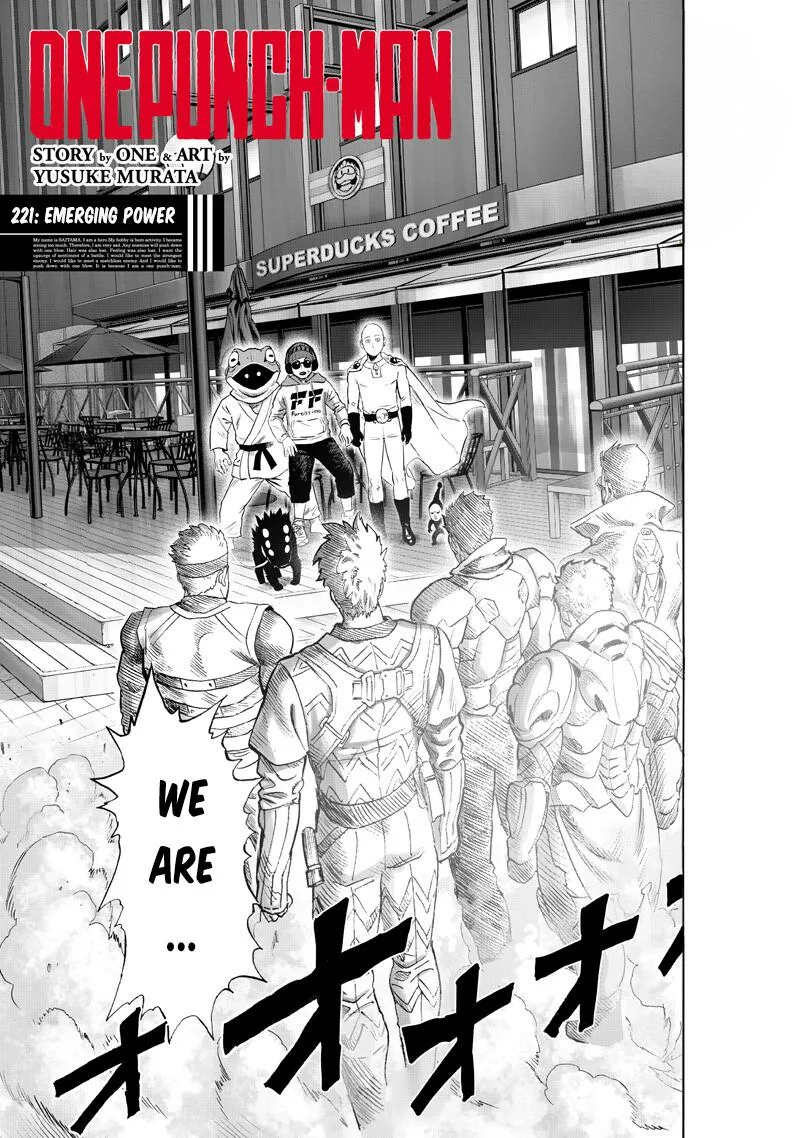 One Punch Man - Chapter 221 (Emerging Power) - Page 2