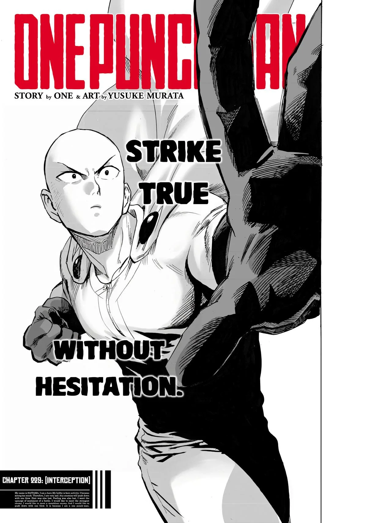 One Punch Man - Chapter 229 (Interception) - Page 1