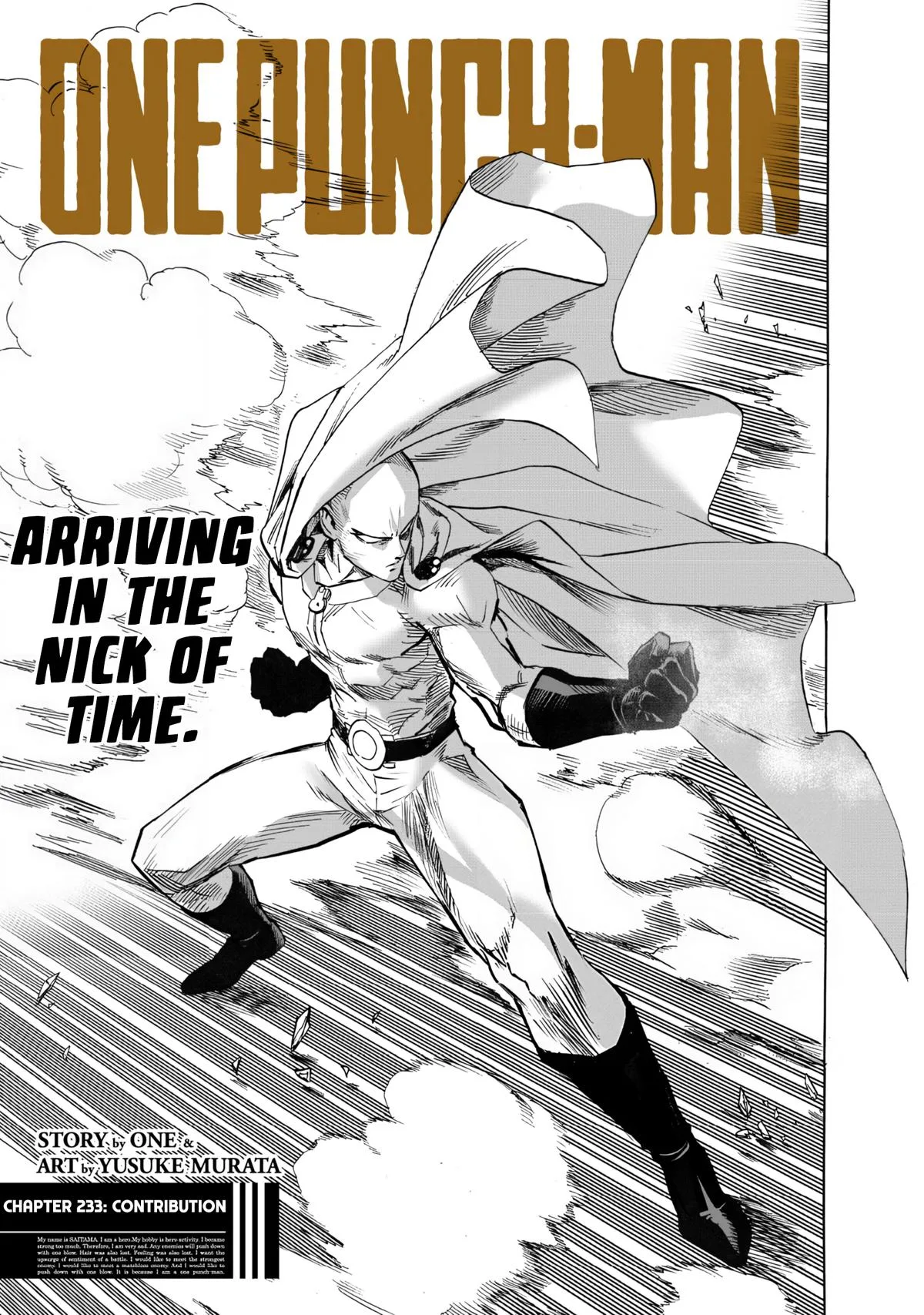 One Punch Man - Chapter 233 - Page 1