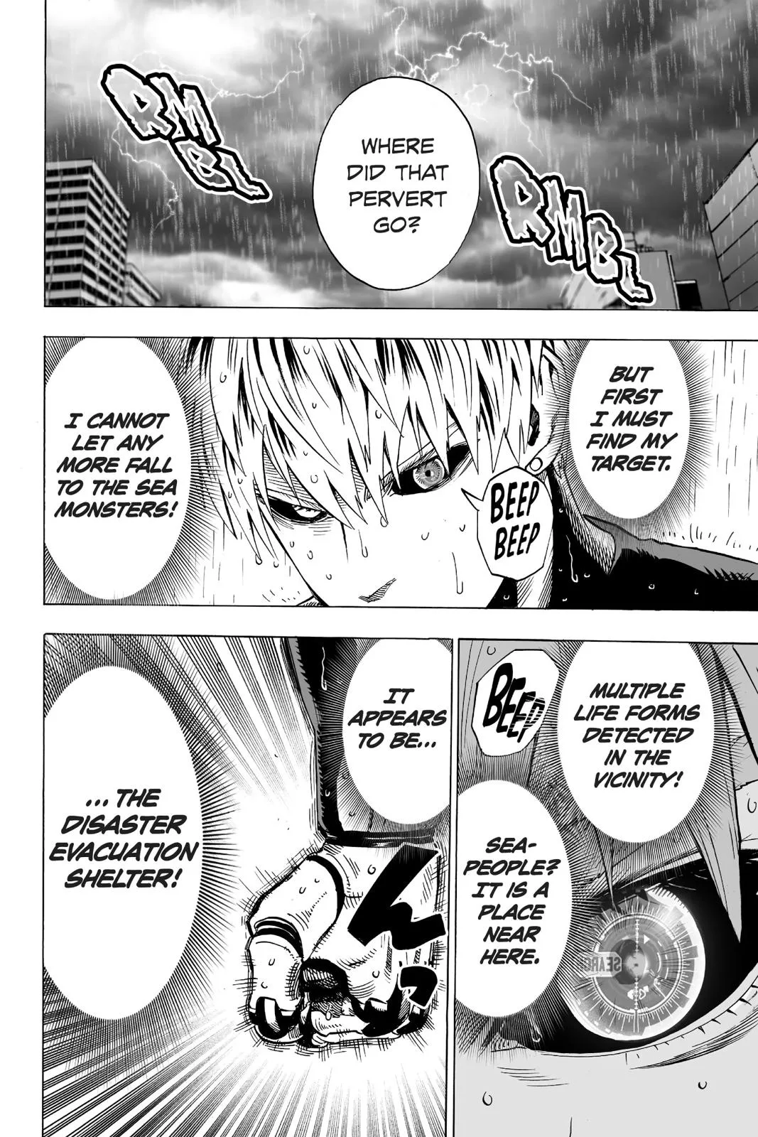 One Punch Man - Chapter 25 (Deep Sea King 2) - Page 56