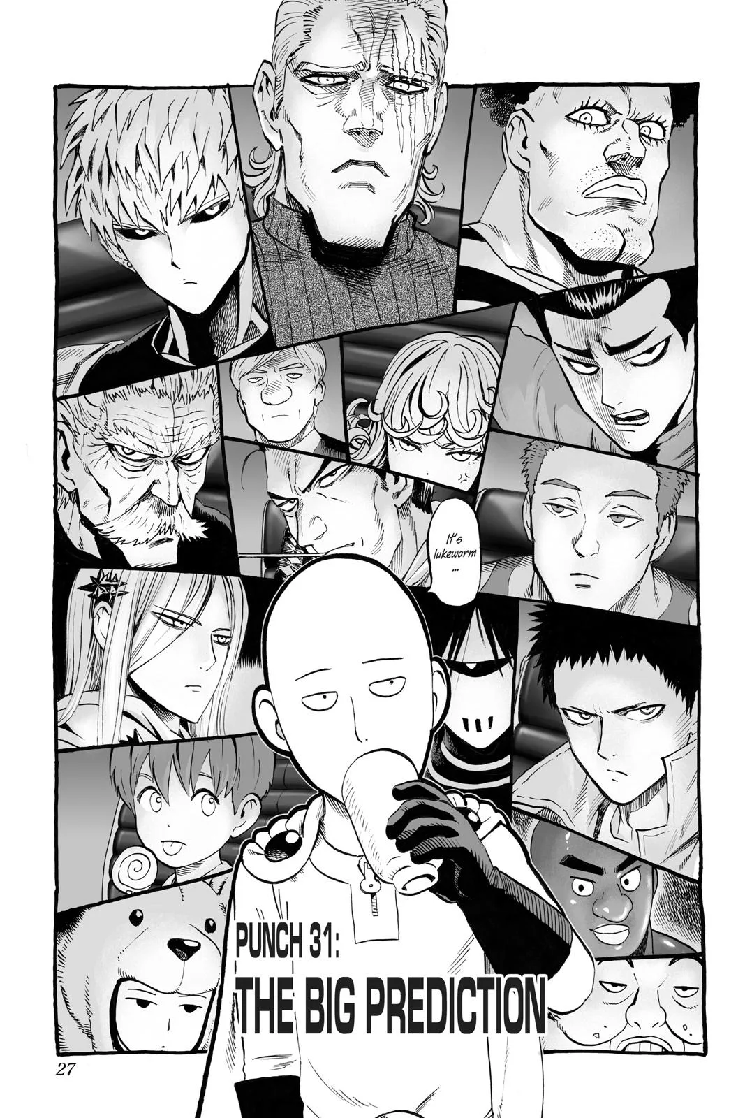 One Punch Man - Chapter 31 (Great Prophecy) - Page 1