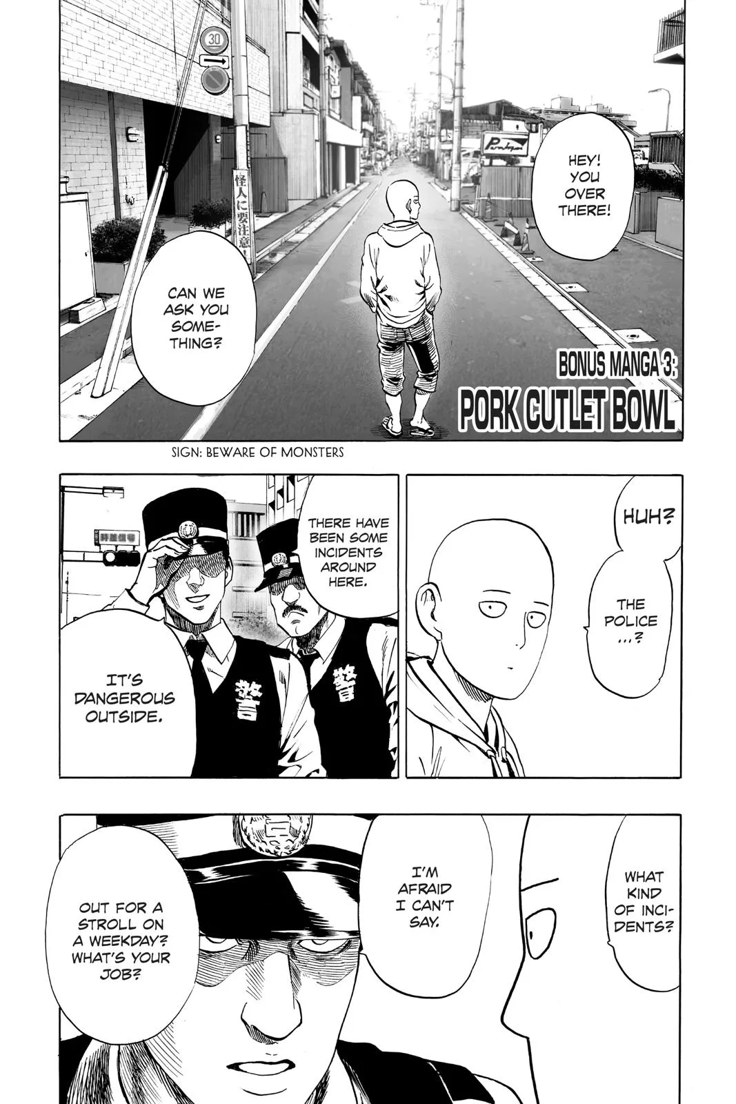 One Punch Man - Chapter 37.7 (Recollection Of A Most Sincere Apprentice Volume 7 Extras) - Page 1