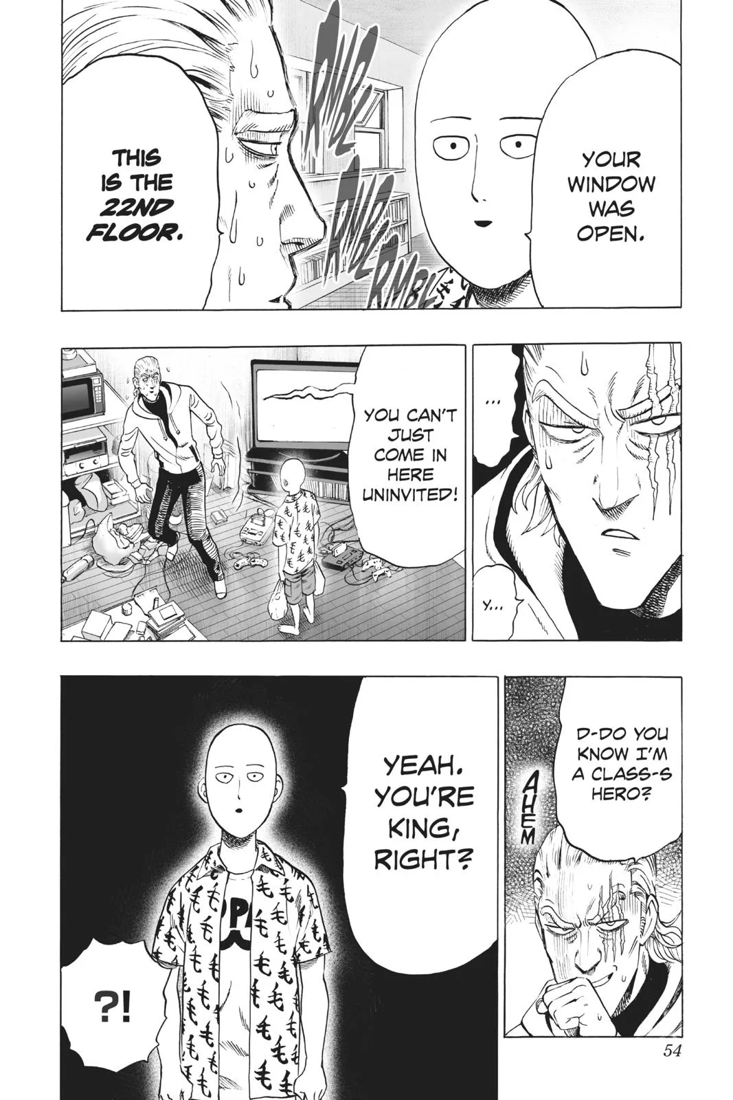One Punch Man - Chapter 38 (King) - Page 50