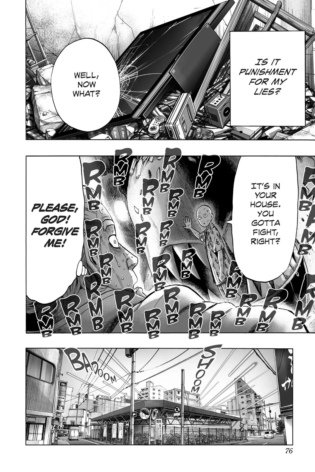 One Punch Man - Chapter 38 (King) - Page 70