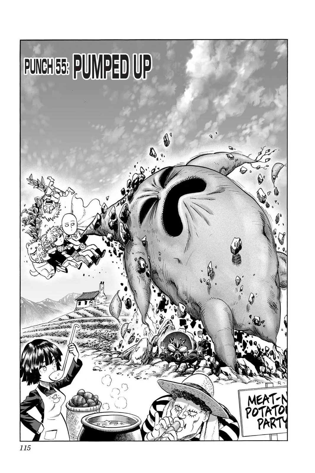 One Punch Man - Chapter 55 (Fighting Spirit) - Page 1