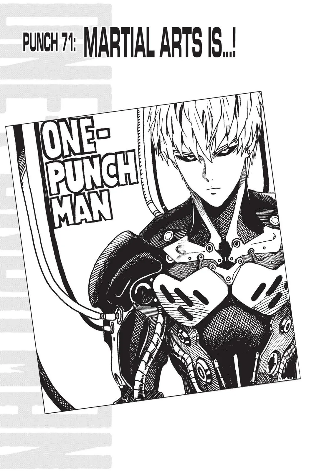 One Punch Man - Chapter 71 (Martial Arts Means) - Page 1