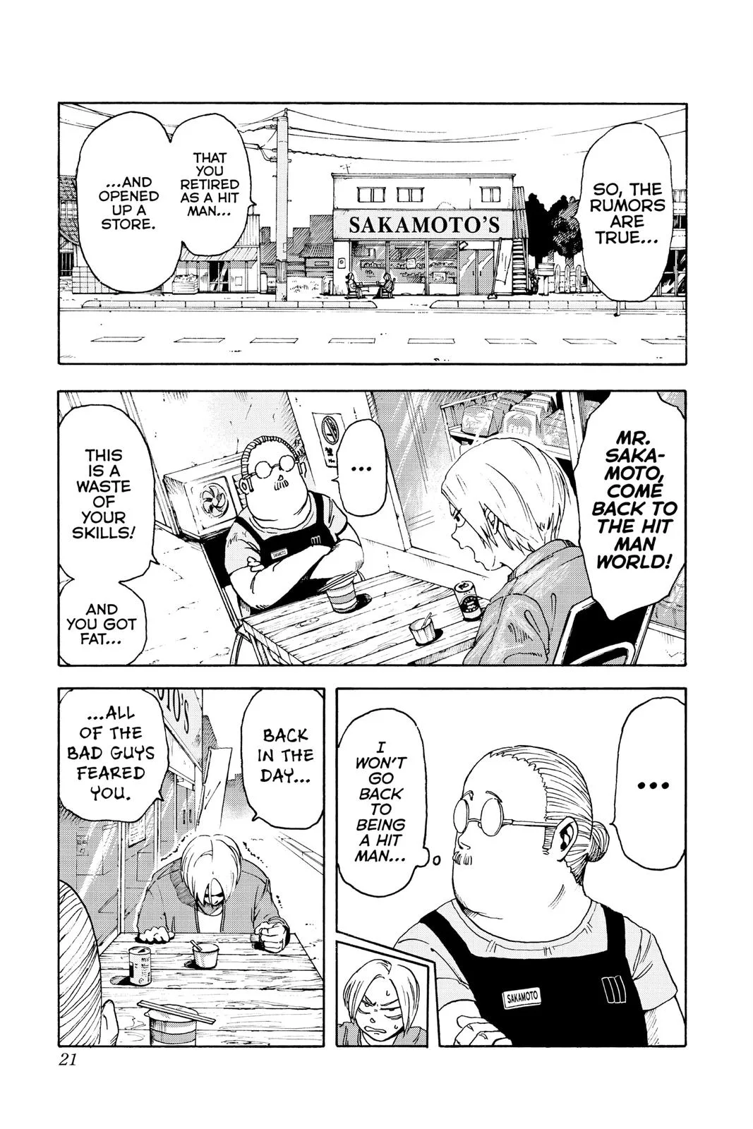 Sakamoto Days - Chapter 1 - Page 21